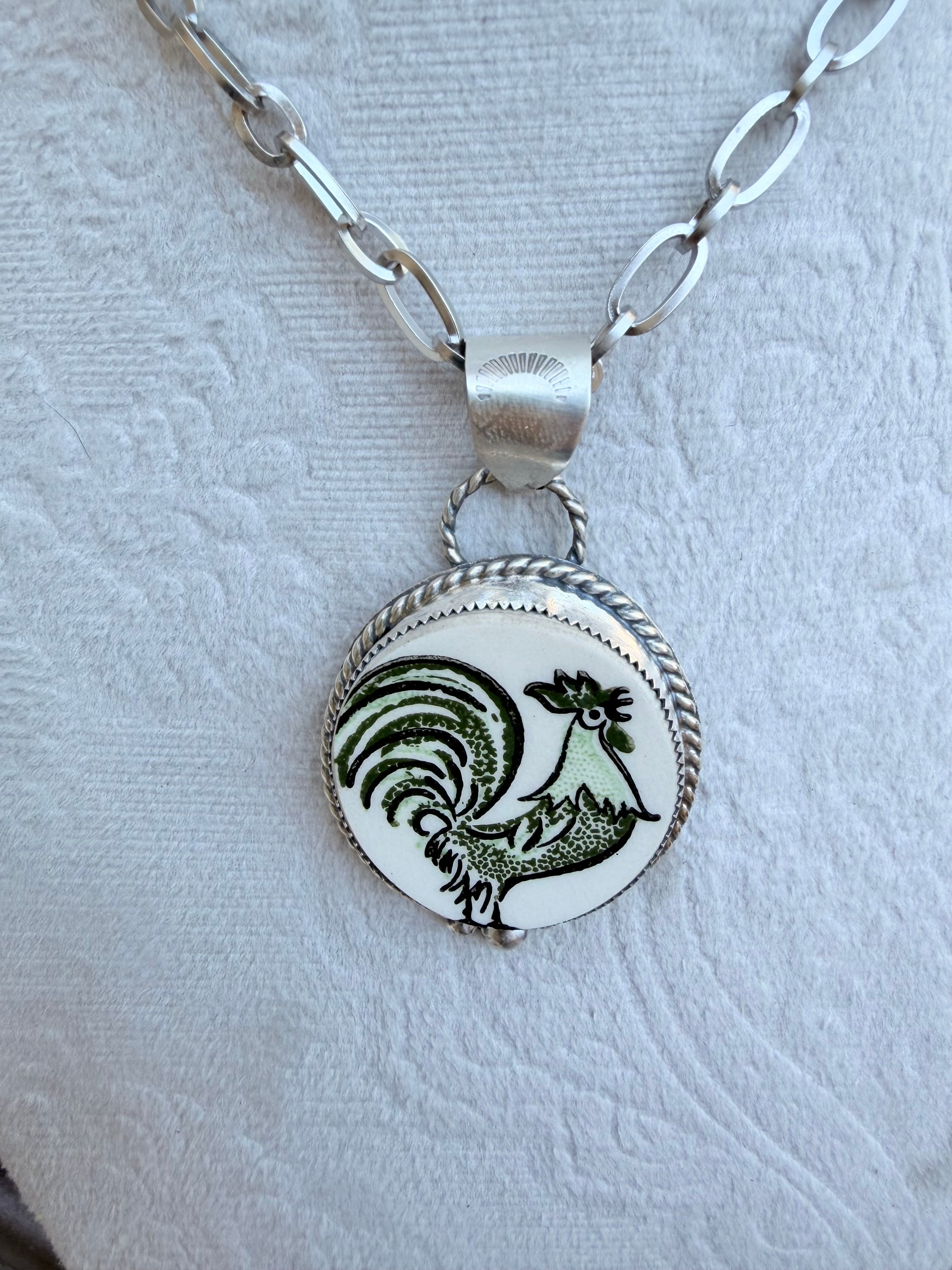 Rooster pendant