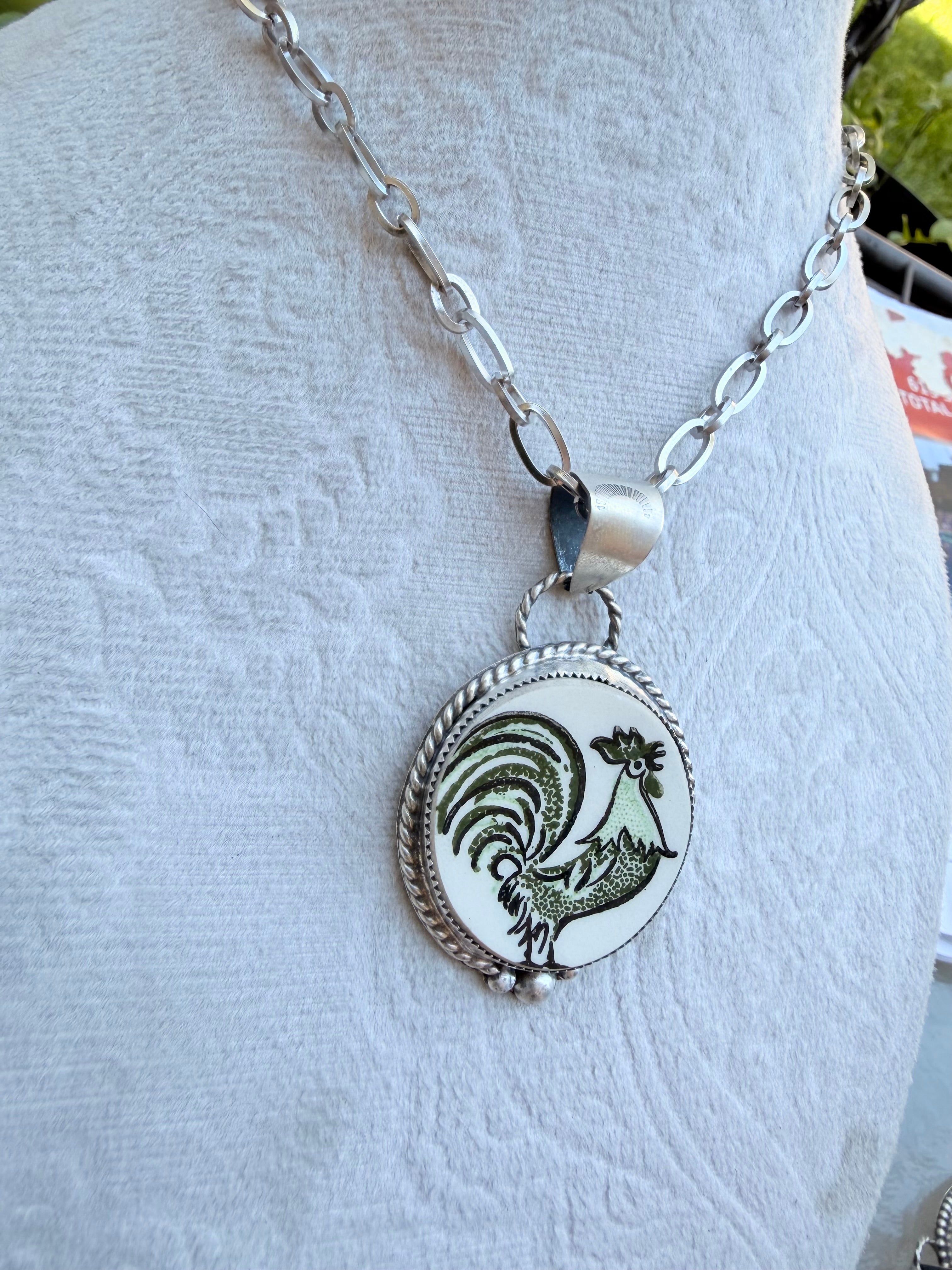 Rooster pendant