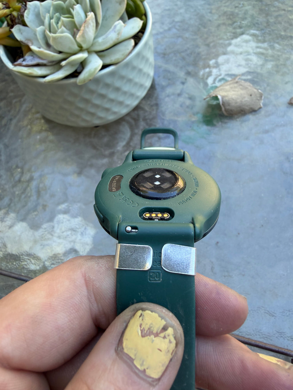 Sonoran mountain watch band charm