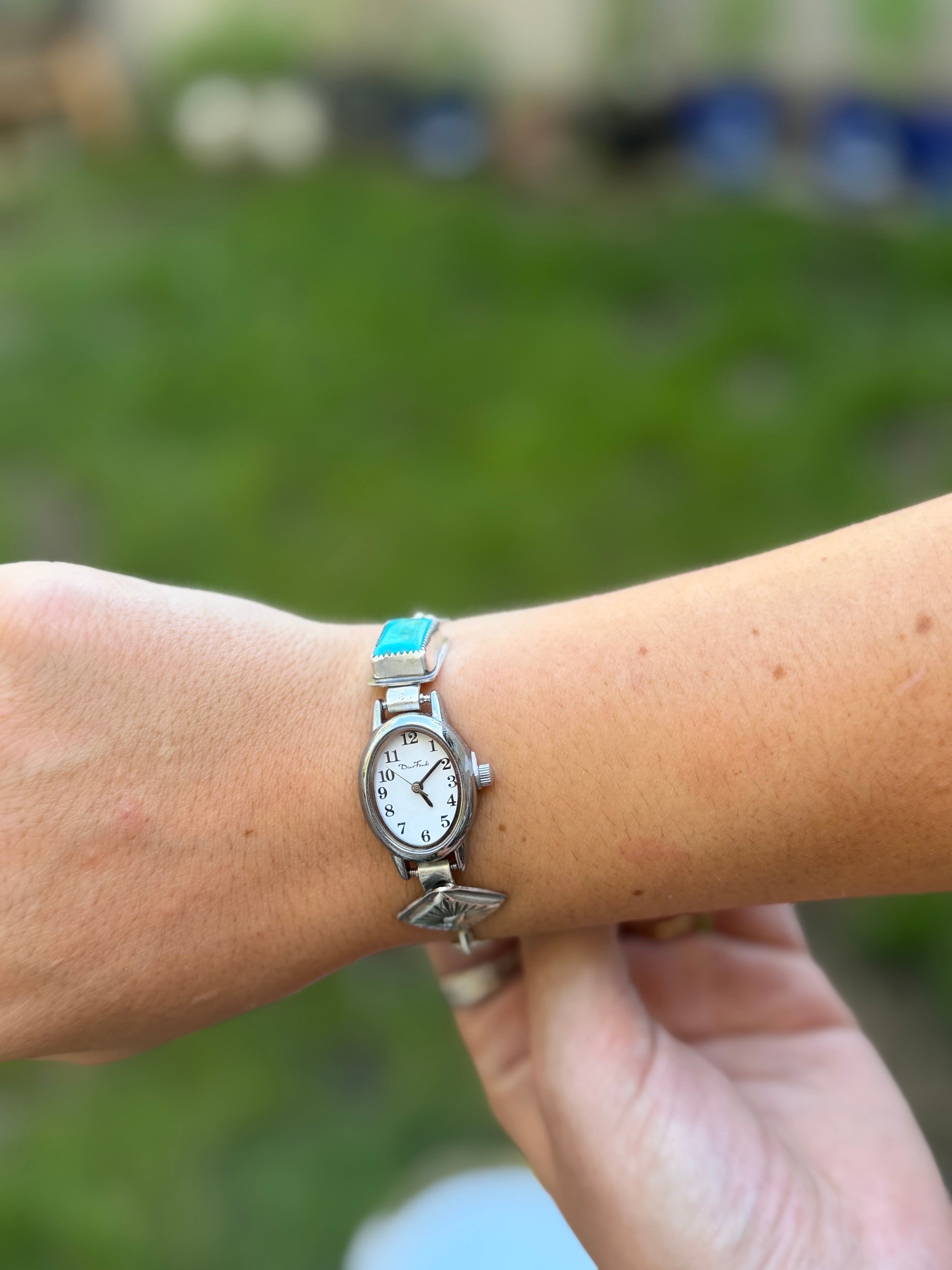 Turquoise time keeper