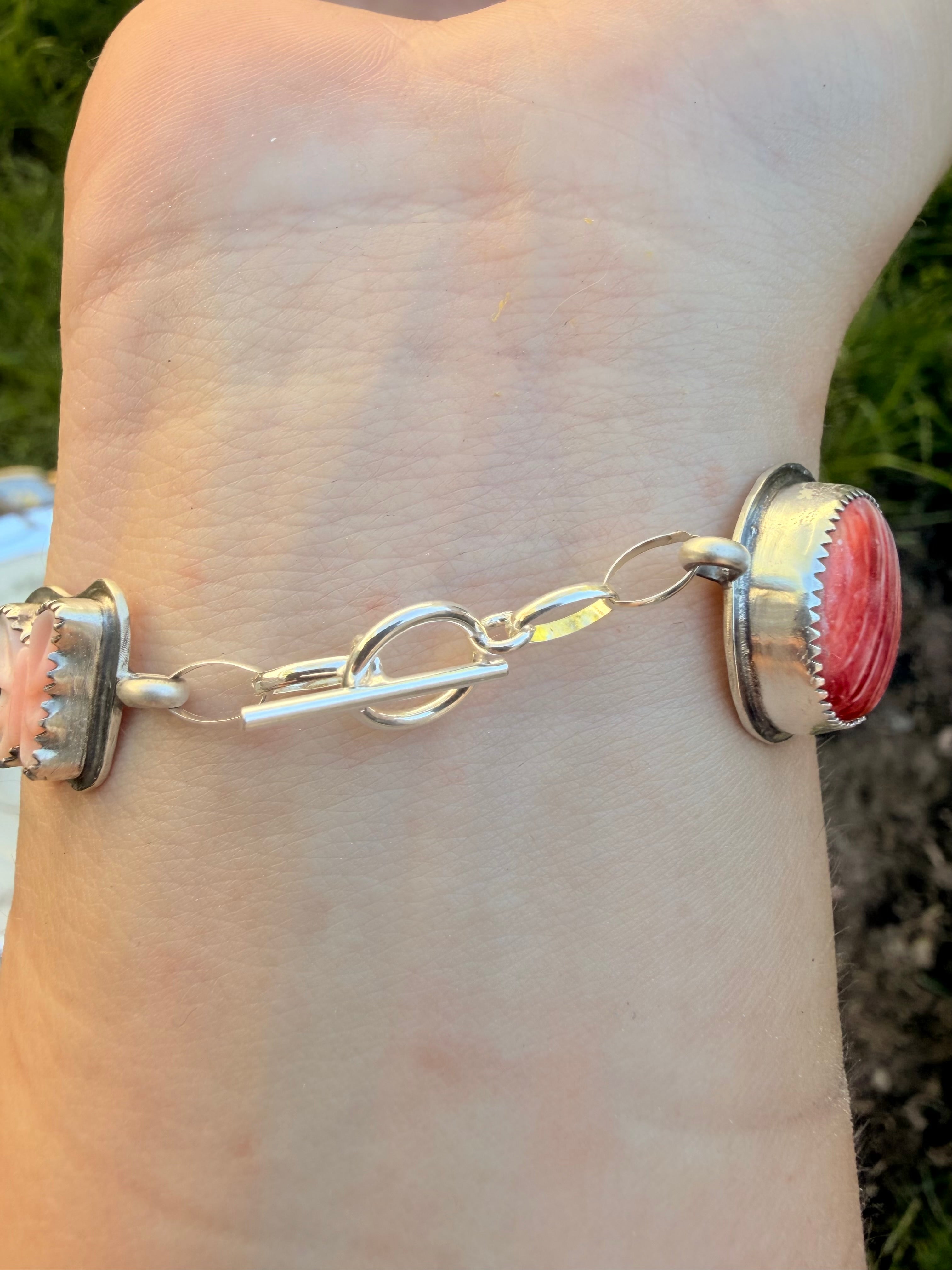 Wildflower garden bracelet
