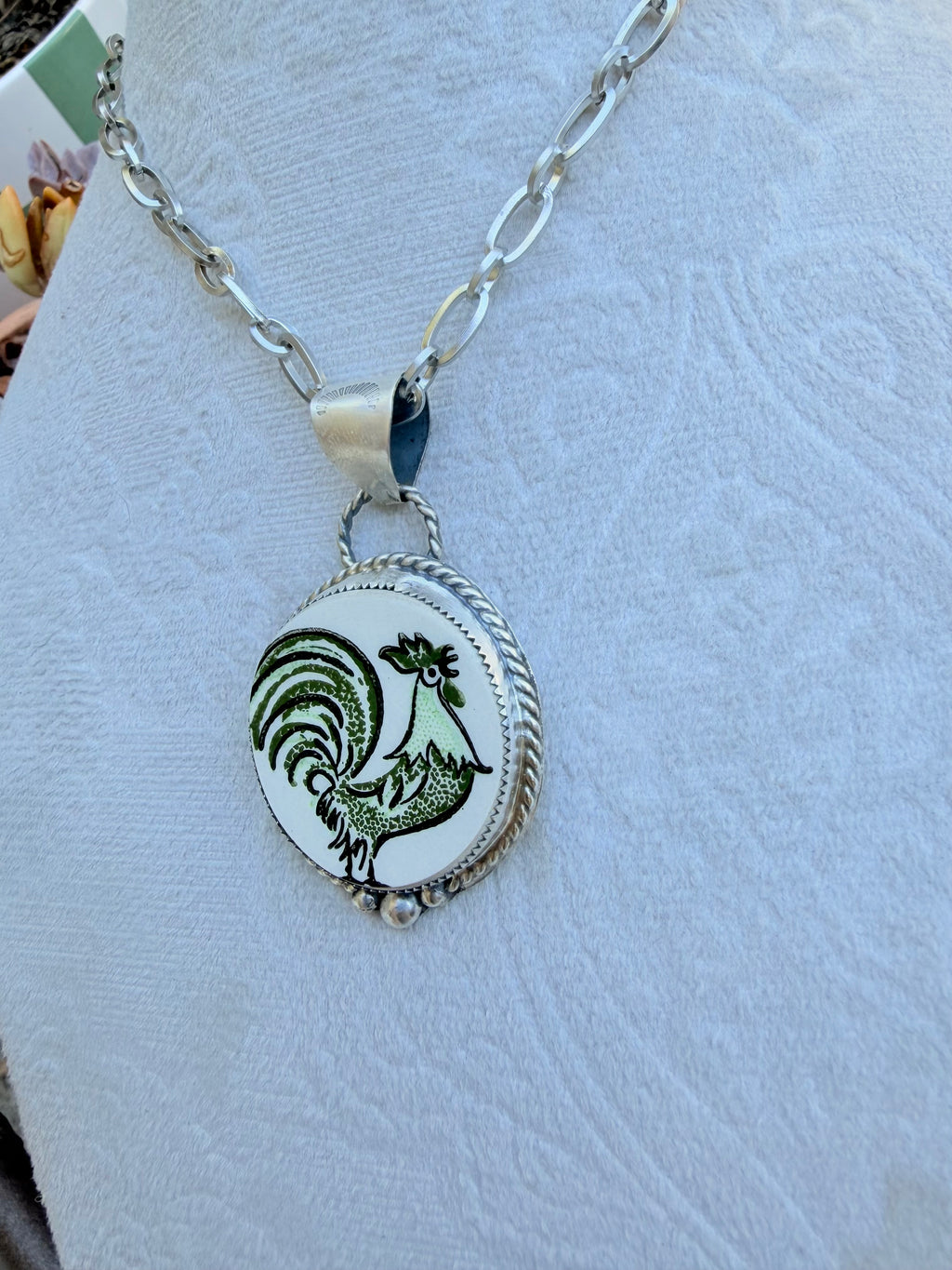 Rooster pendant