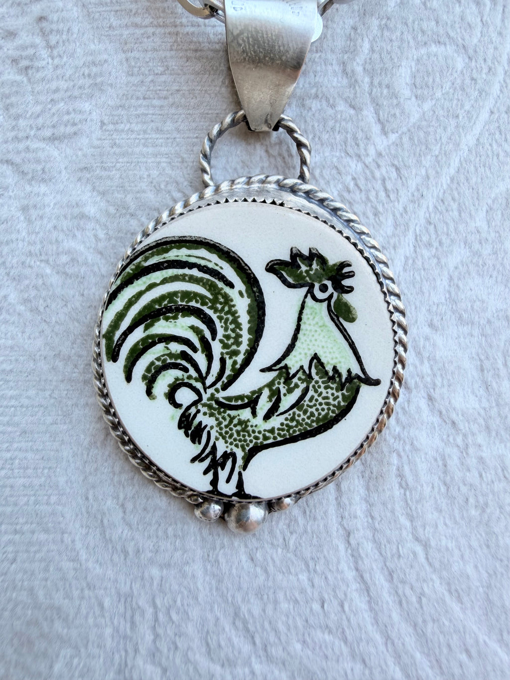 Rooster pendant