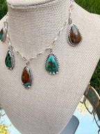 Kingman chunky charm necklace