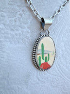 Cactus pendant