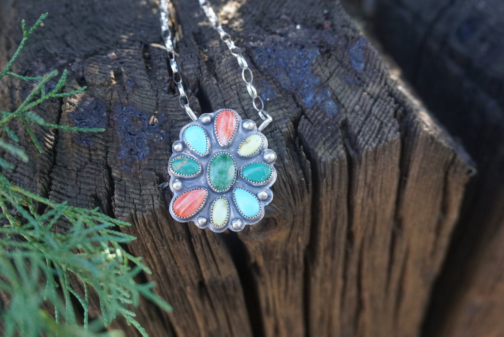 Mixed stone full cluster