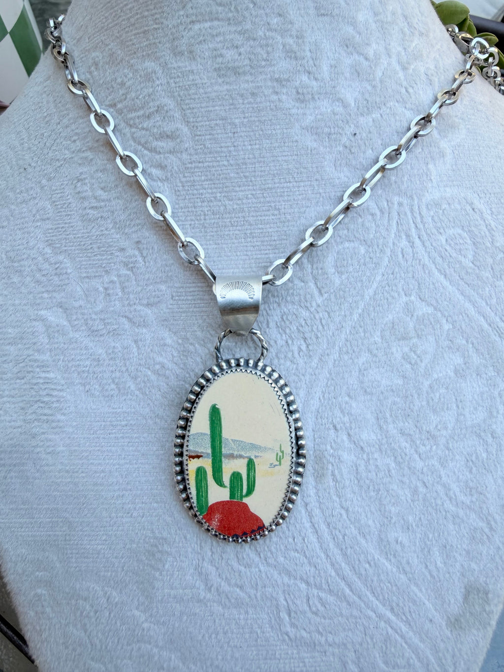 Cactus pendant