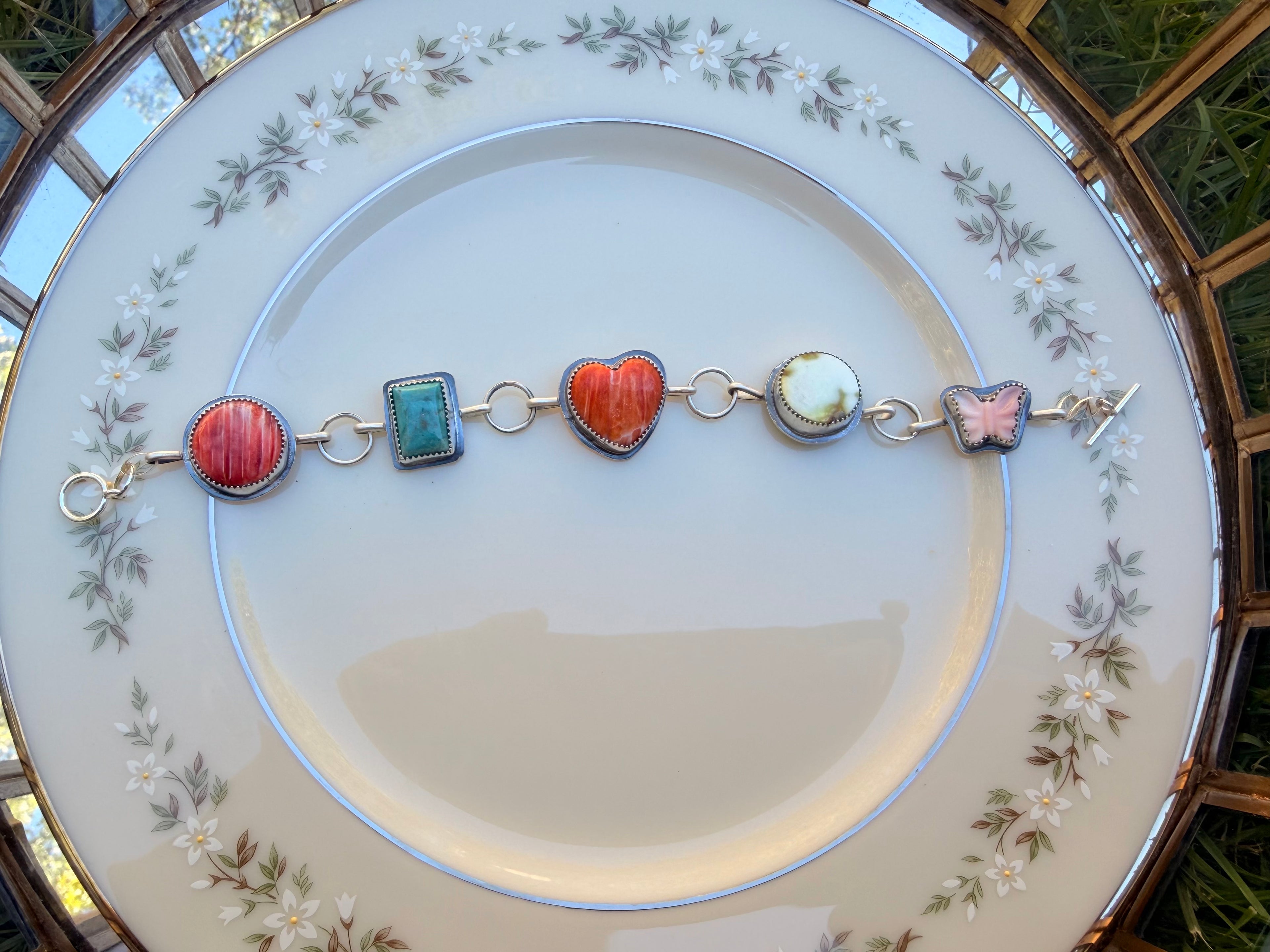 Wildflower garden bracelet