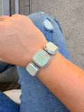 Valley view ribbon turquoise cuff