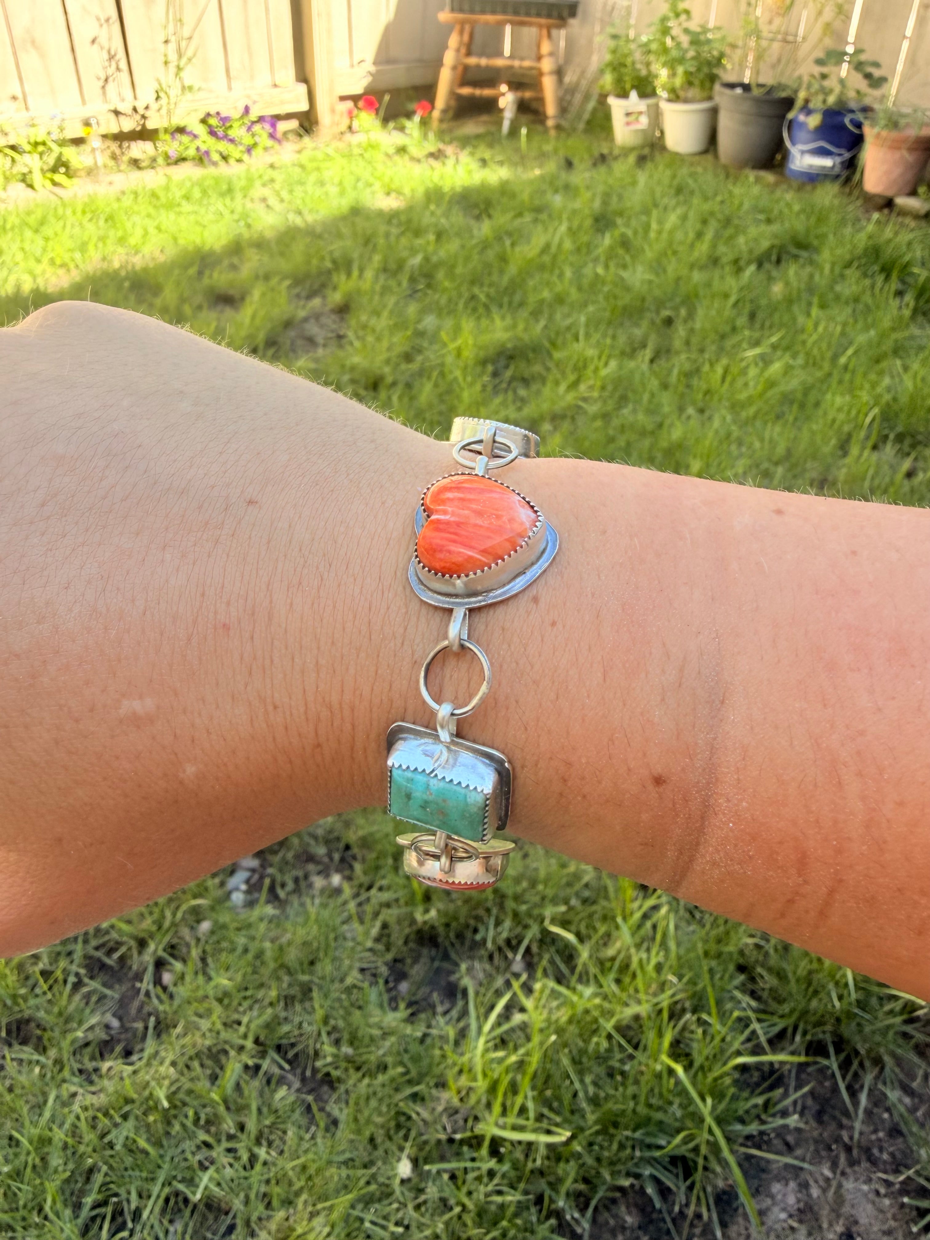 Wildflower garden bracelet