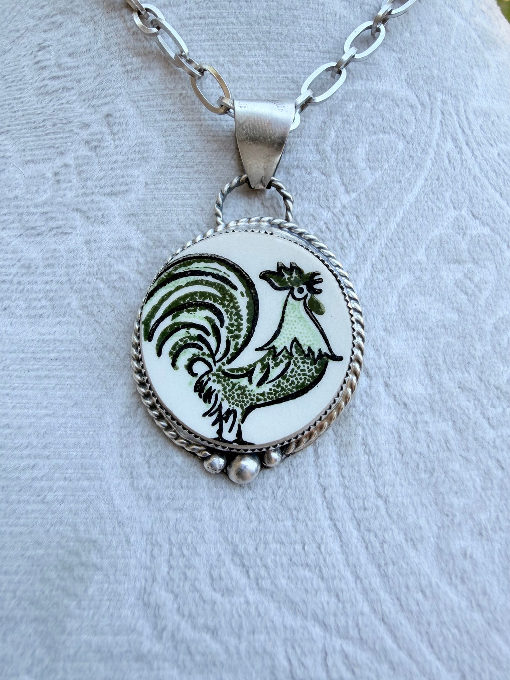 Rooster pendant
