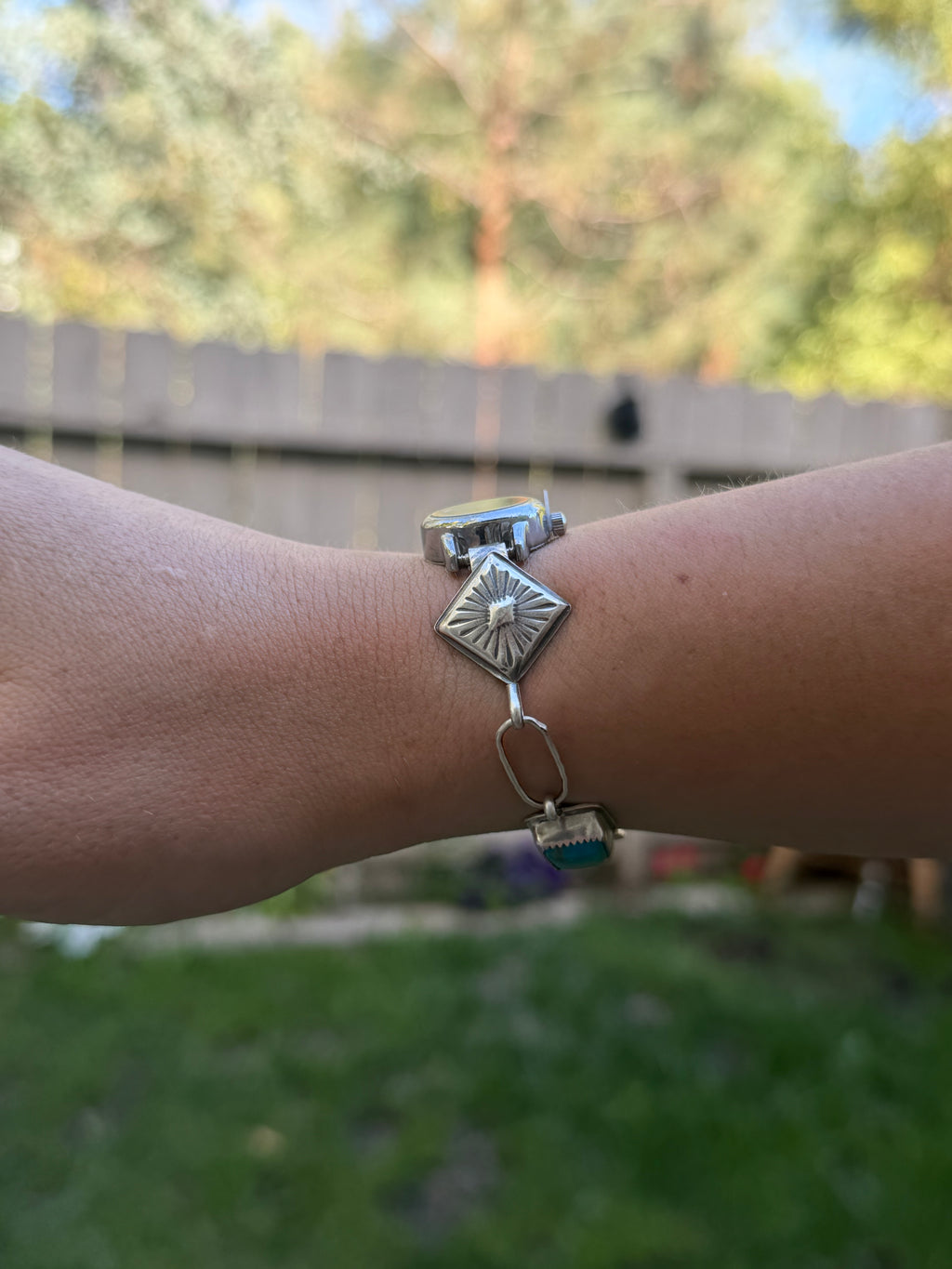 Turquoise time keeper