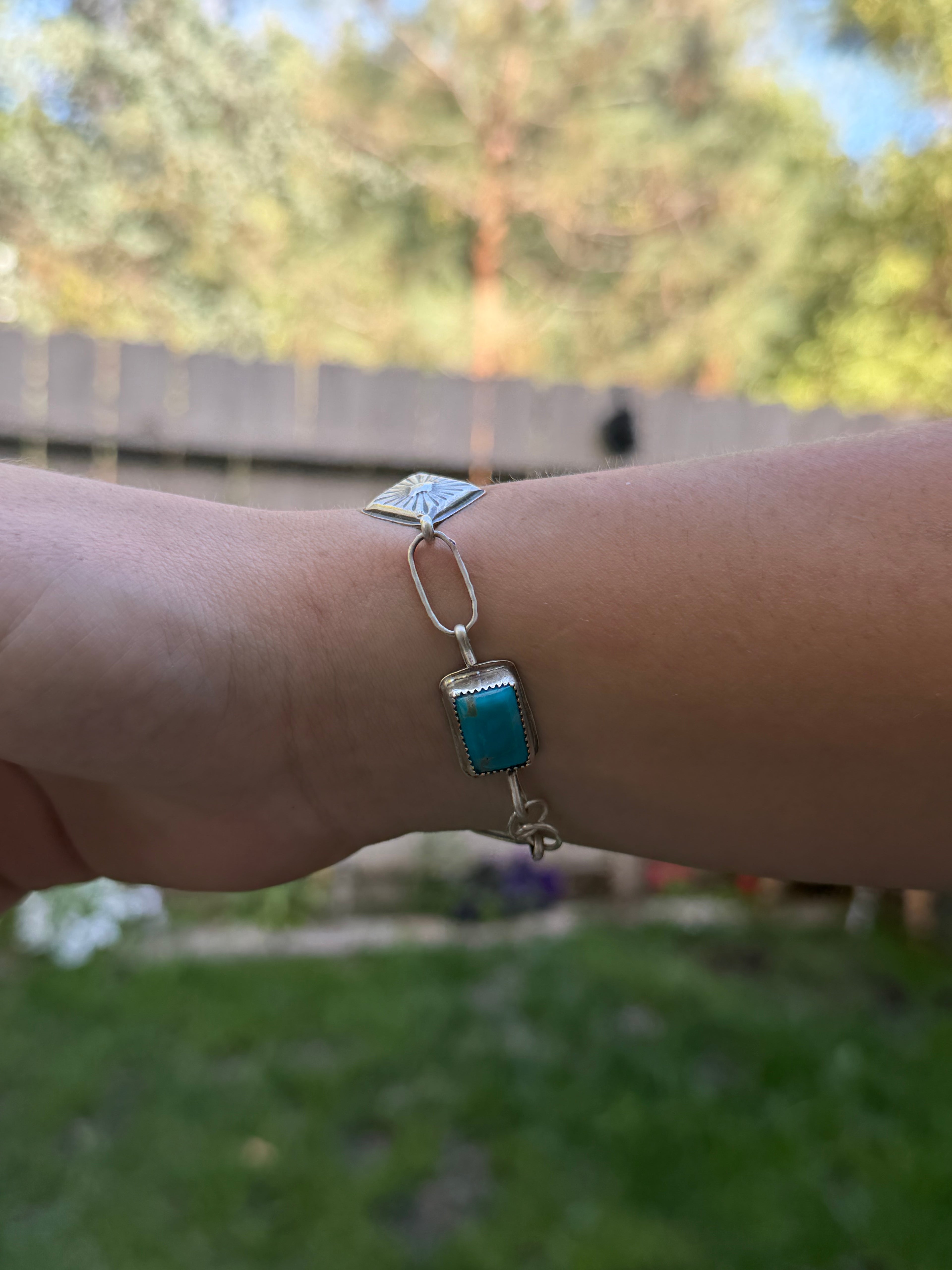Turquoise time keeper