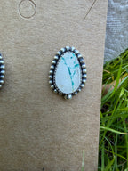 Valley view ribbon turquoise studs