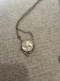 Buffalo coin with flower