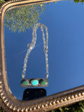 Sonoran mountain small bar necklace