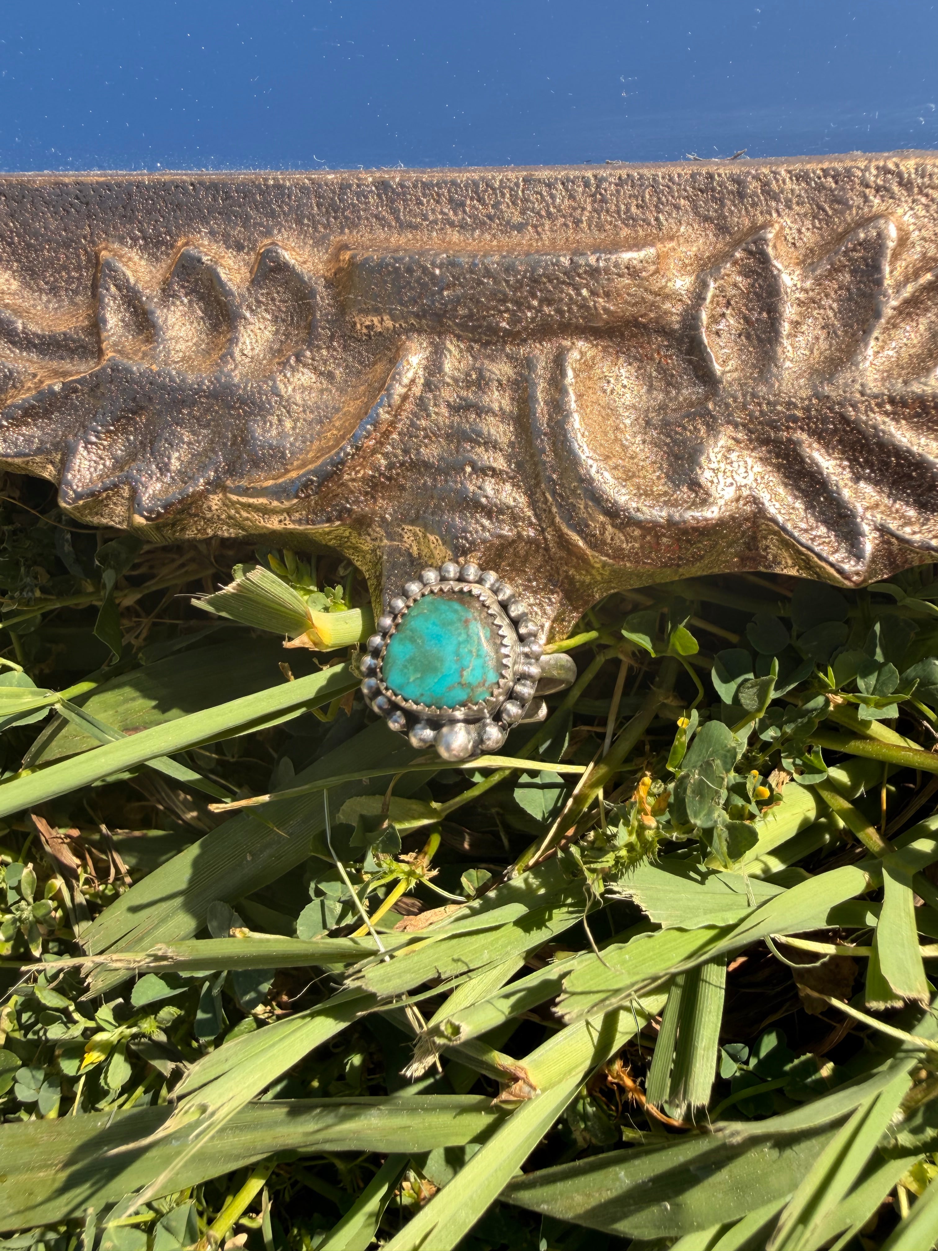 Sonoran mountain ring with ball detailing