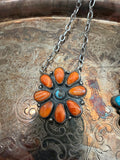 spiny oyster cluster w/ turquoise center