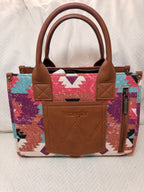 Wrangler colorful tote hand bag crossbody