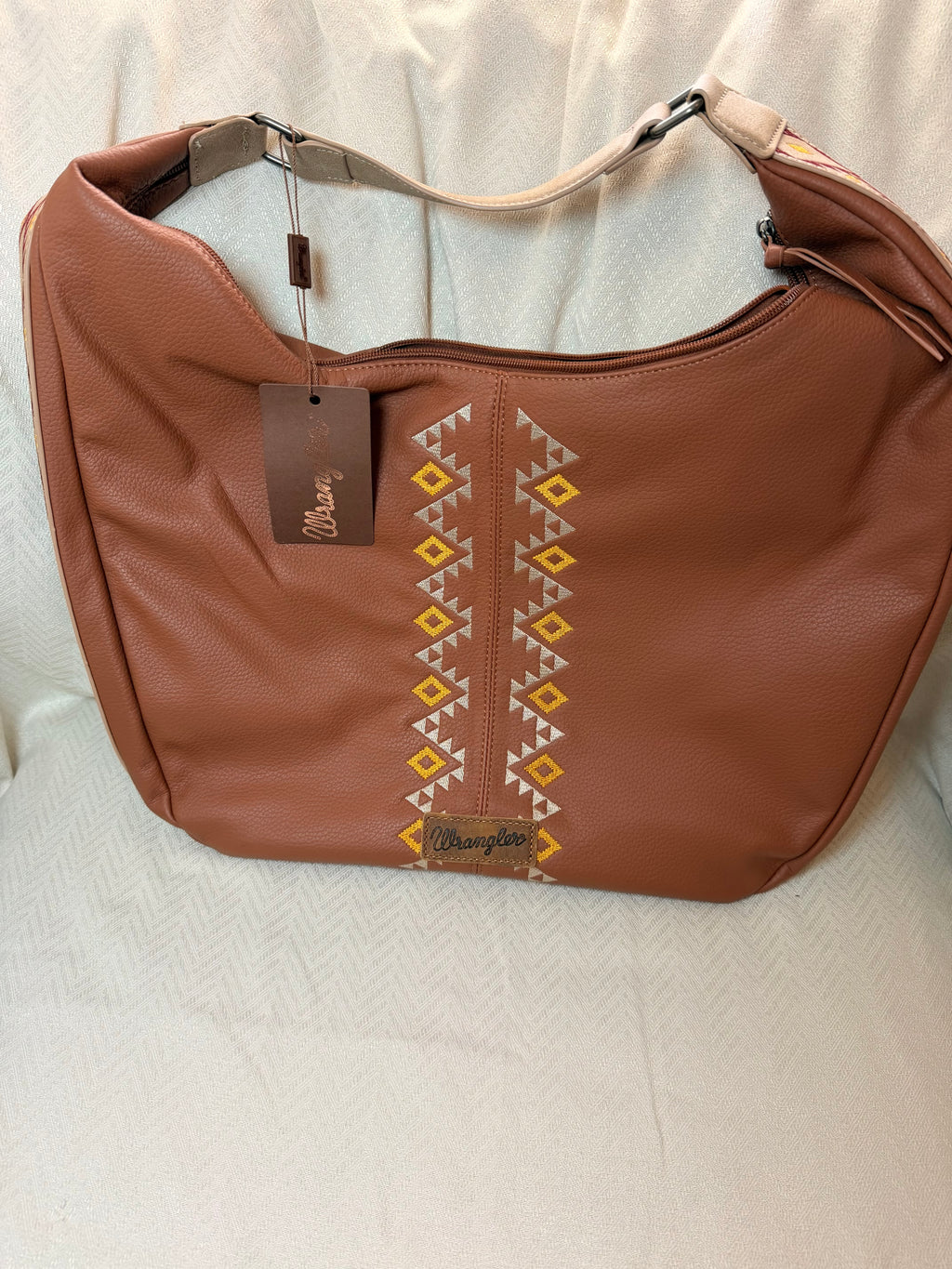 wrangler brown hobo bag