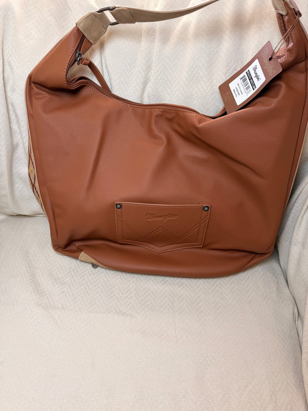 wrangler brown hobo bag