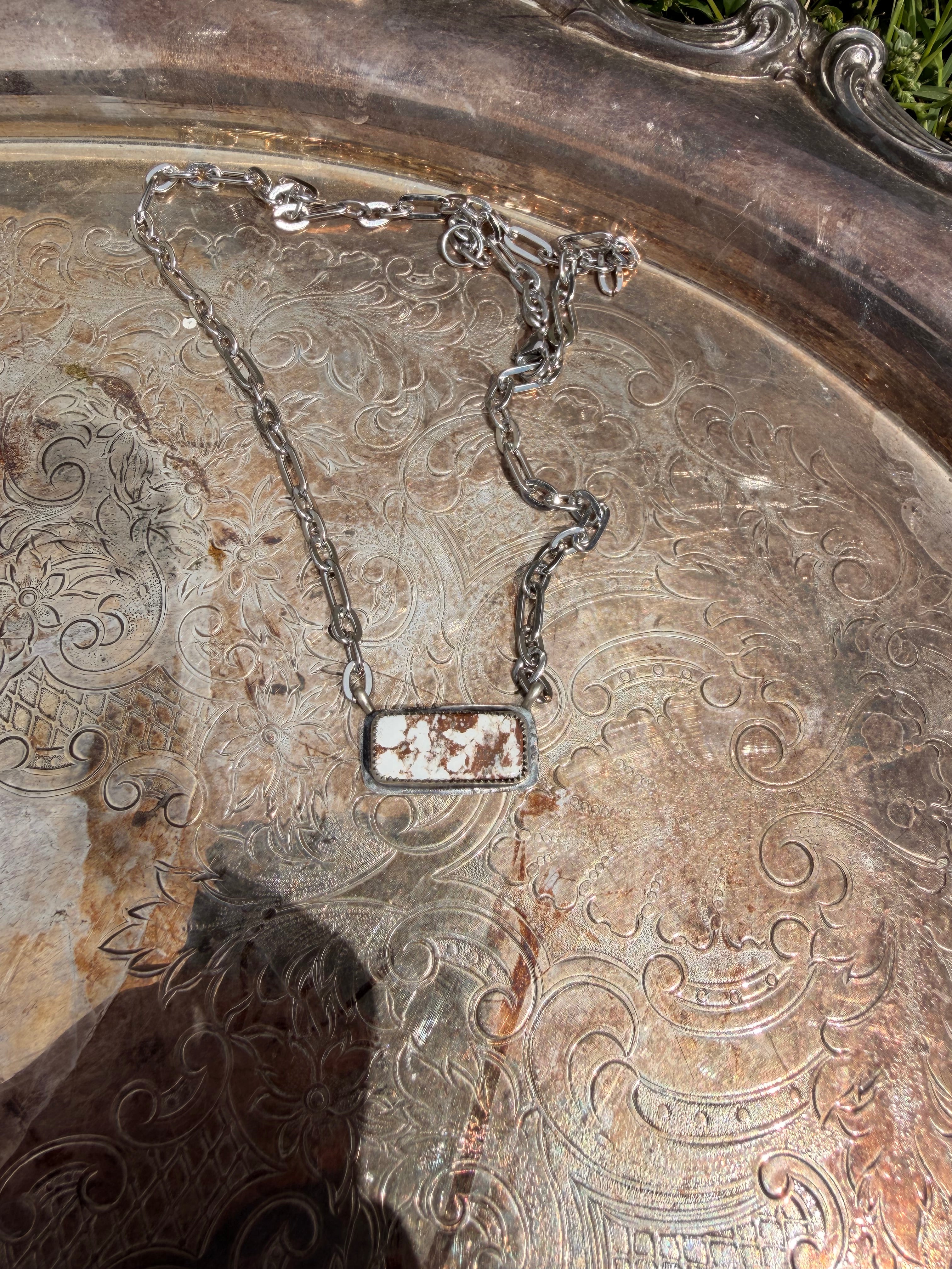wild horse bar necklace