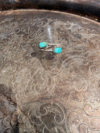 turquoise rope adjustable ring