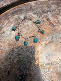 turquoise charm bracelet