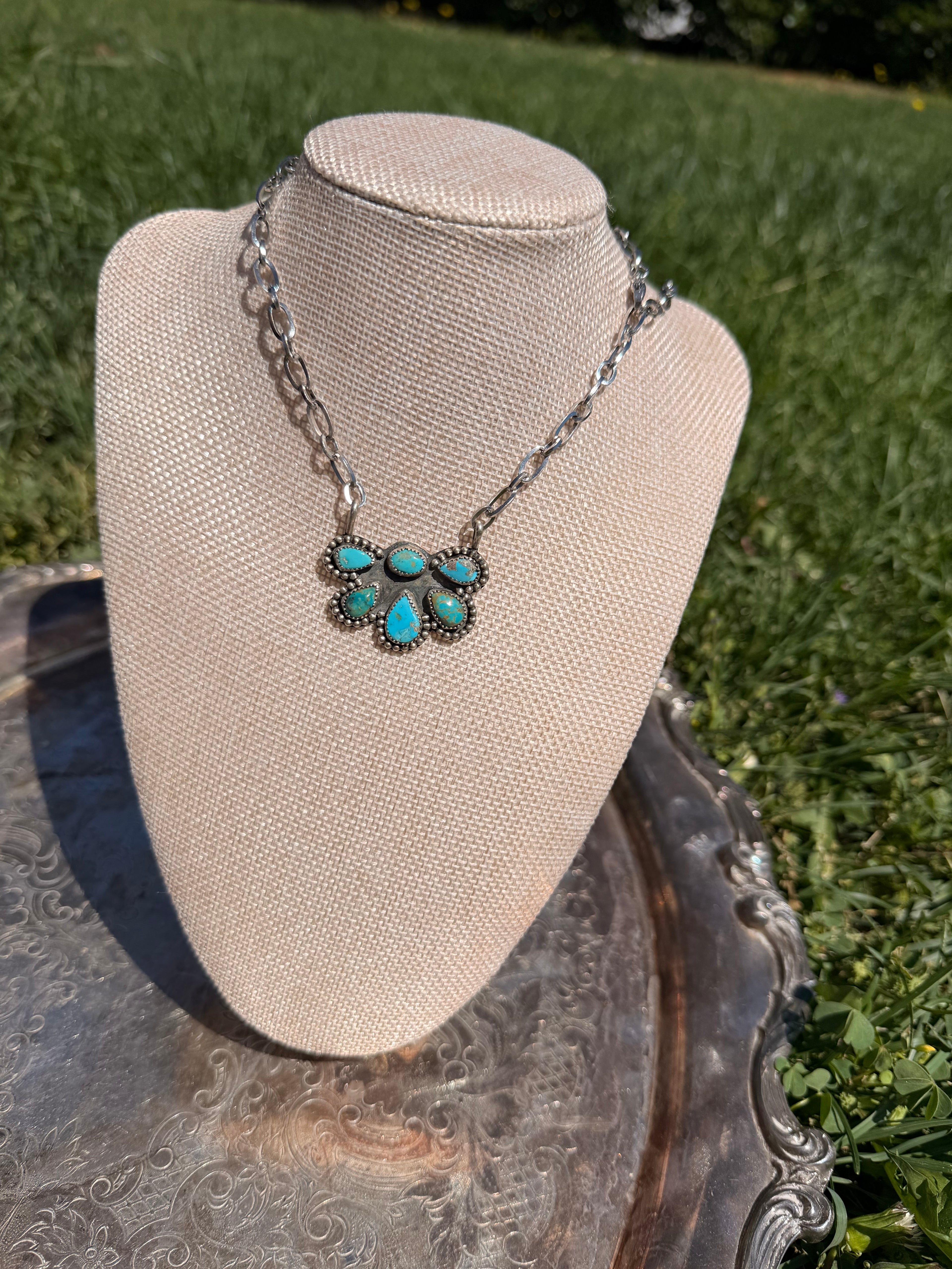 Royston and Kingman turquoise half cluster