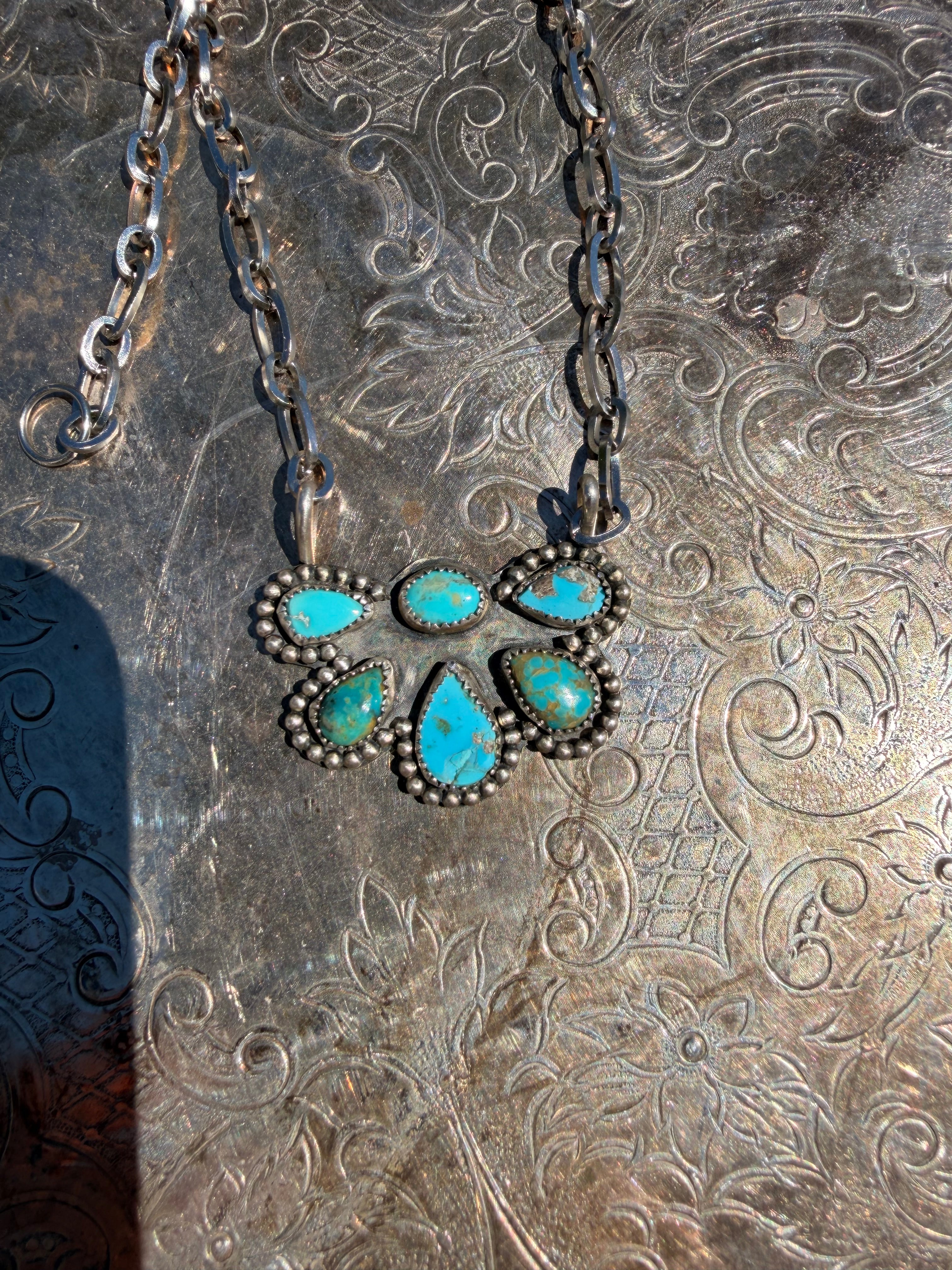 Royston and Kingman turquoise half cluster