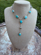 sleeping beauty turquoise heart lariat