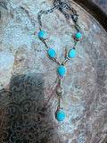 sleeping beauty turquoise heart lariat