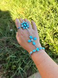turquoise hand chain