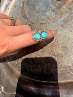 sleeping beauty double stone ring