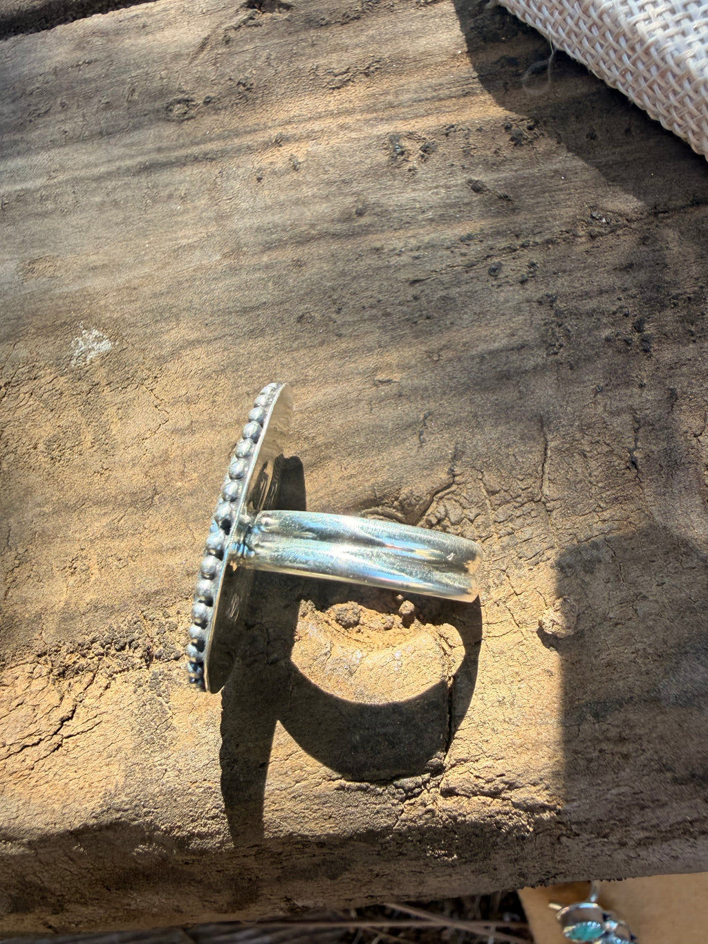 Nila turquoise adjustable ring
