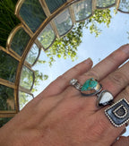White Buffalo and heart ring