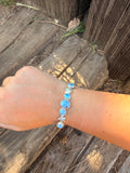 golden hills turquoise cuff with heart and star