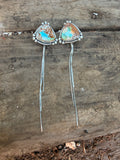 Montezuma Royston stud earrings with tassles