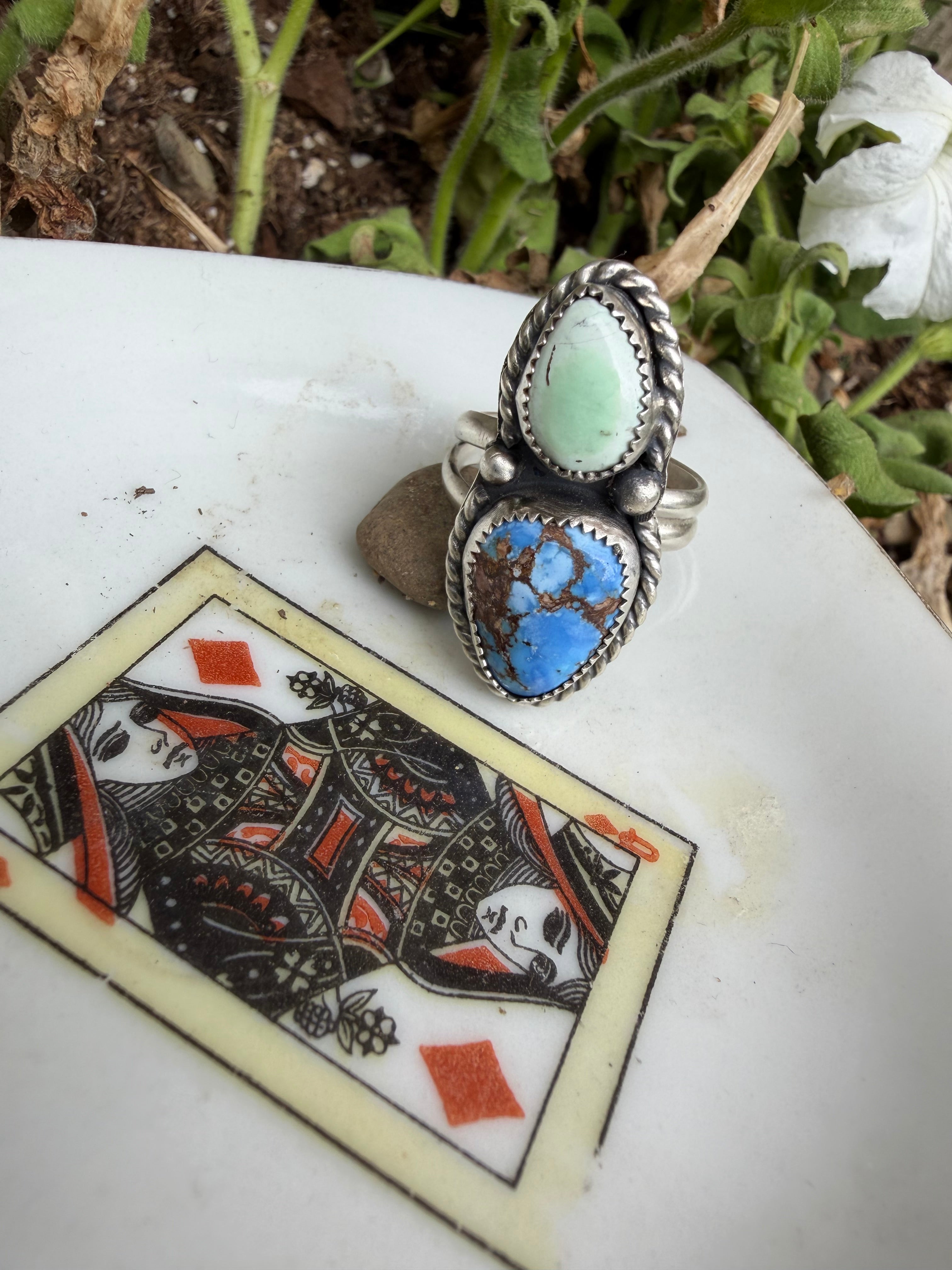 golden hills and variscite ring