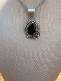 black onyx halloween chaos pendant