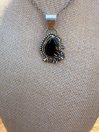 black onyx halloween chaos pendant