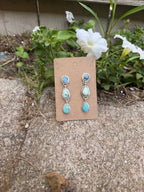 golden hills mixed drop earrings