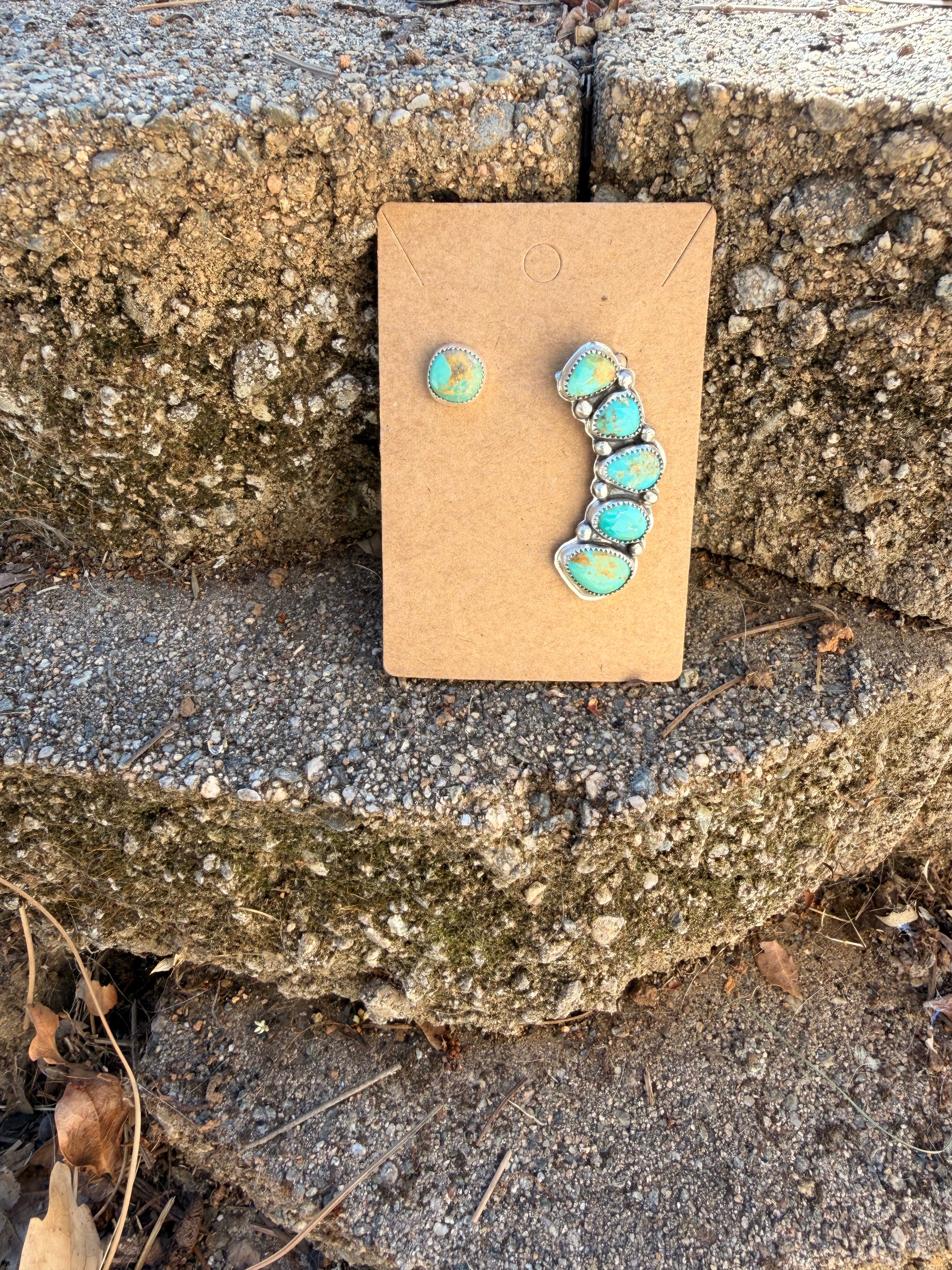 Royston turquoise ear crawler