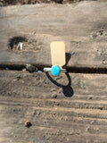 dainty sleeping beauty turquoise ring 6.5