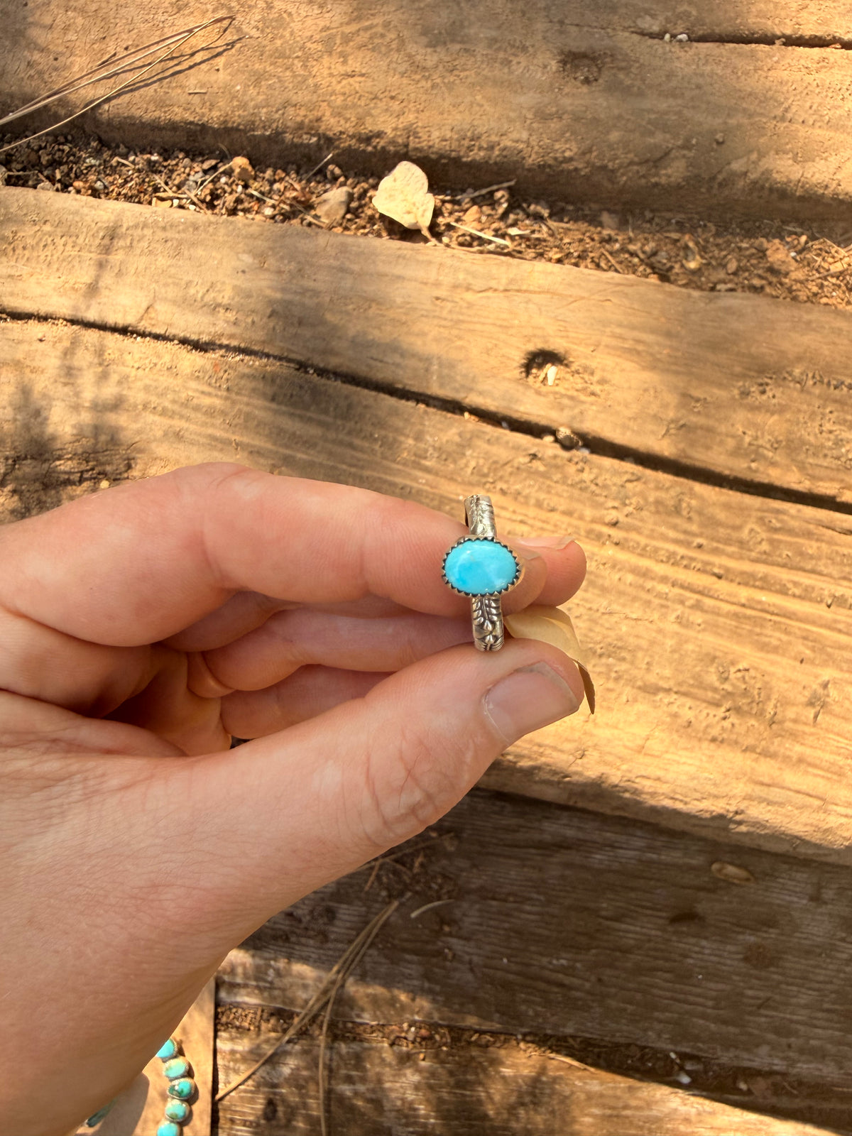 sleeping beauty turquoise ring size 8