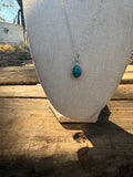 Egyptian turquoise dainty necklace