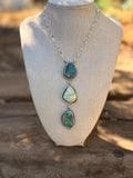 Royston and Kingman turquoise lariat