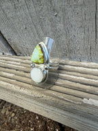 palomino and mother of pearl ring